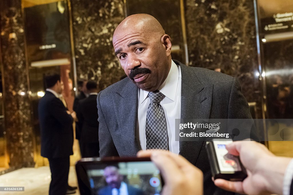 Political And Business Visitors At Trump Tower During President-Elect's Transition To The White House