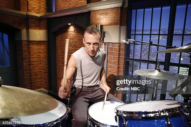 Episode 262 -- Pictured: Stephen Perkins, of ?Jane?s Addiction? sits in with the 8G Band on September 22, 2015 --