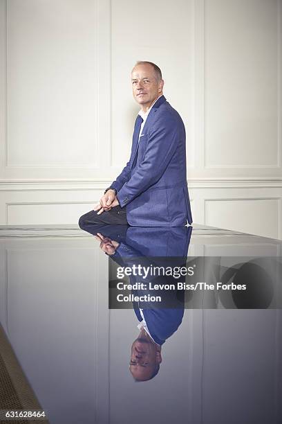 Of GlaxoSmithKline, Andrew Witty is photographed for Forbes Magazine on August 24, 2016 in London, England. CREDIT MUST READ: Levon Biss/The Forbes...