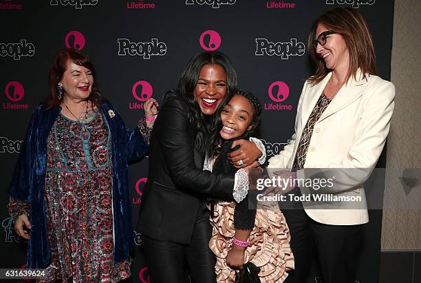 Executive Producer Allison Anders, Nia Long, Sana Victoria and Executive Producer Alison Greenspan attend the premiere Screening Of Lifetime...