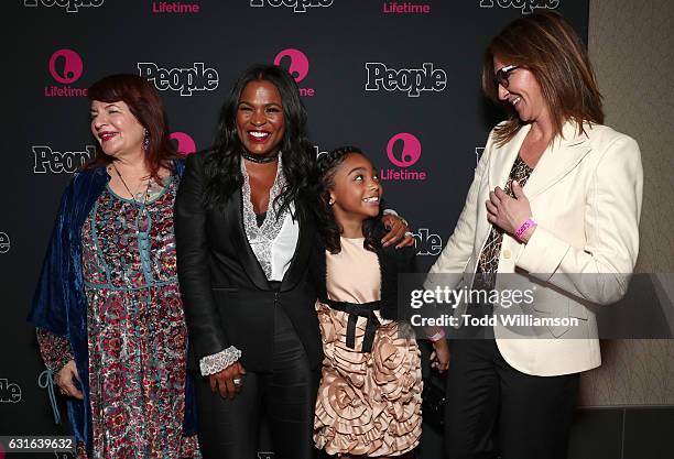 Executive Producer Allison Anders, Nia Long, Sana Victoria and Executive Producer Alison Greenspan attend the premiere Screening Of Lifetime...