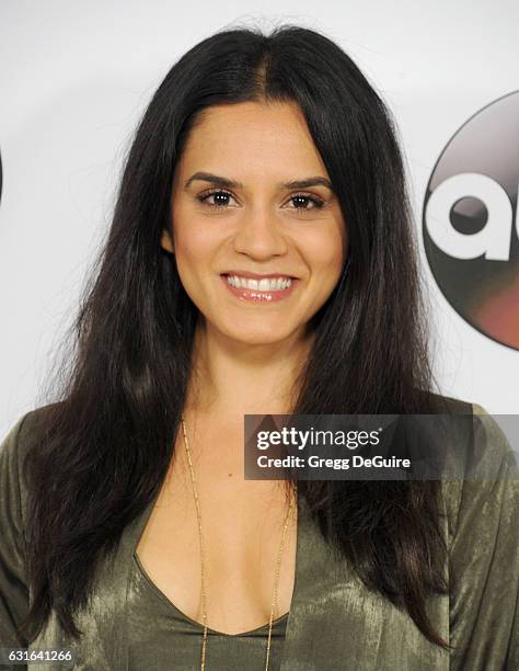 Actress Sepideh Moafi arrives at the 2017 Winter TCA Tour - Disney/ABC at the Langham Hotel on January 10, 2017 in Pasadena, California.