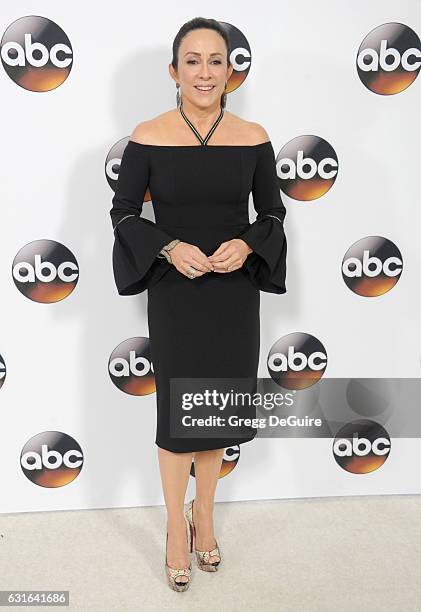 Actress Patricia Heaton arrives at the 2017 Winter TCA Tour - Disney/ABC at the Langham Hotel on January 10, 2017 in Pasadena, California.