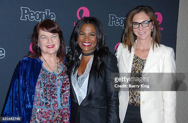 Executive Producer Allison Anders, actress Nia Long and executive producer Alison Greenspan attend the Premiere Screening of Lifetime Television's...