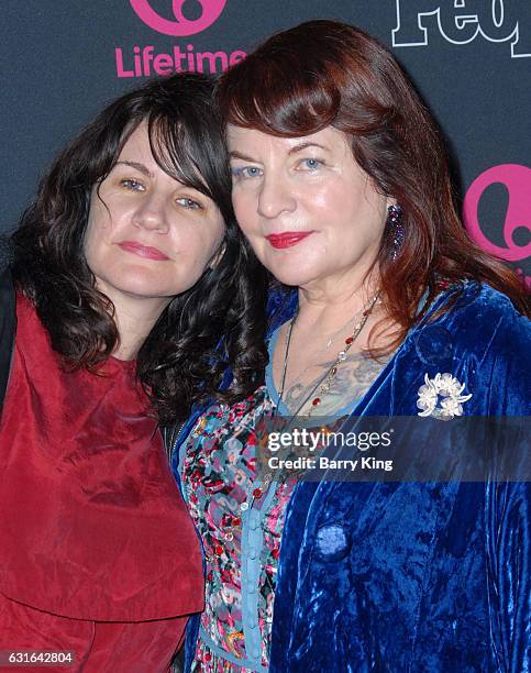 Executive Producer Allison Anders and daughter Tiffany Anders attend the Premiere Screening of Lifetime Television's 'Beaches' at Regal LA Live...