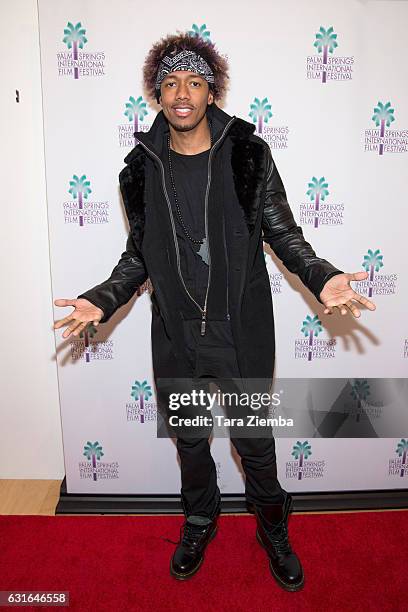 Director Nick Cannon attends a screening of 'King Of The Dancehall' at the 28th Annual Palm Springs International Film Festival Film at Annenberg...