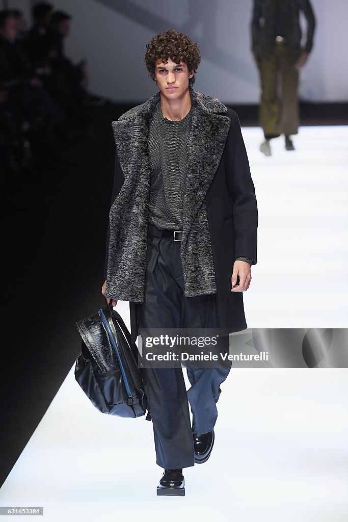 Emporio Armani - Runway - Milan Men's Fashion Week Fall/Winter 2017/18