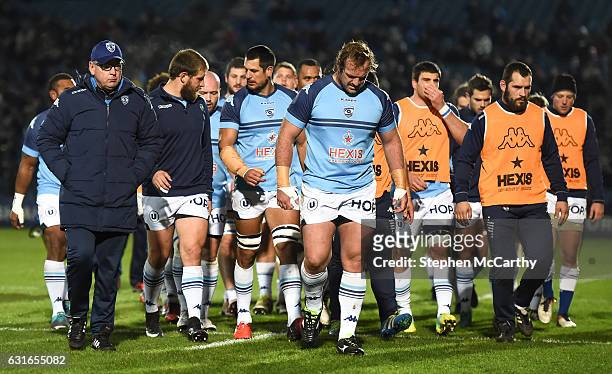 Dublin , Ireland - 13 January 2017; Montpellier head coach Jake White prior to the European Rugby Champions Cup Pool 4 Round 5 match between Leinster...