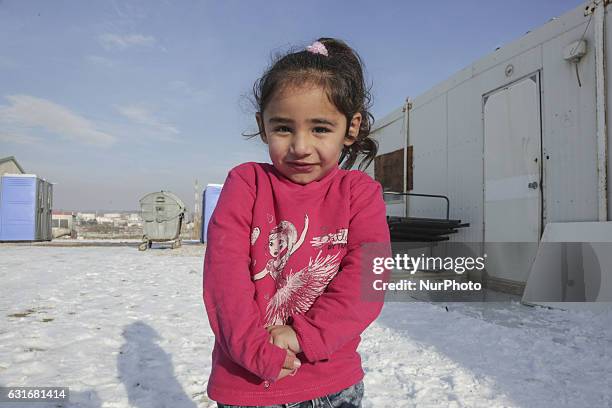 Refugees are recovering from the heavy winter conditions in Greece. They are trying to get back to normal life in the camp in Thessaloniki on 14...