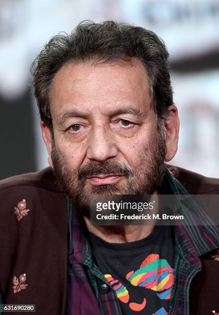 Executive producer/director Shekhar Kapur of the series 'Will' speaks onstage during the TNT portion of the 2017 Winter Television Critics...