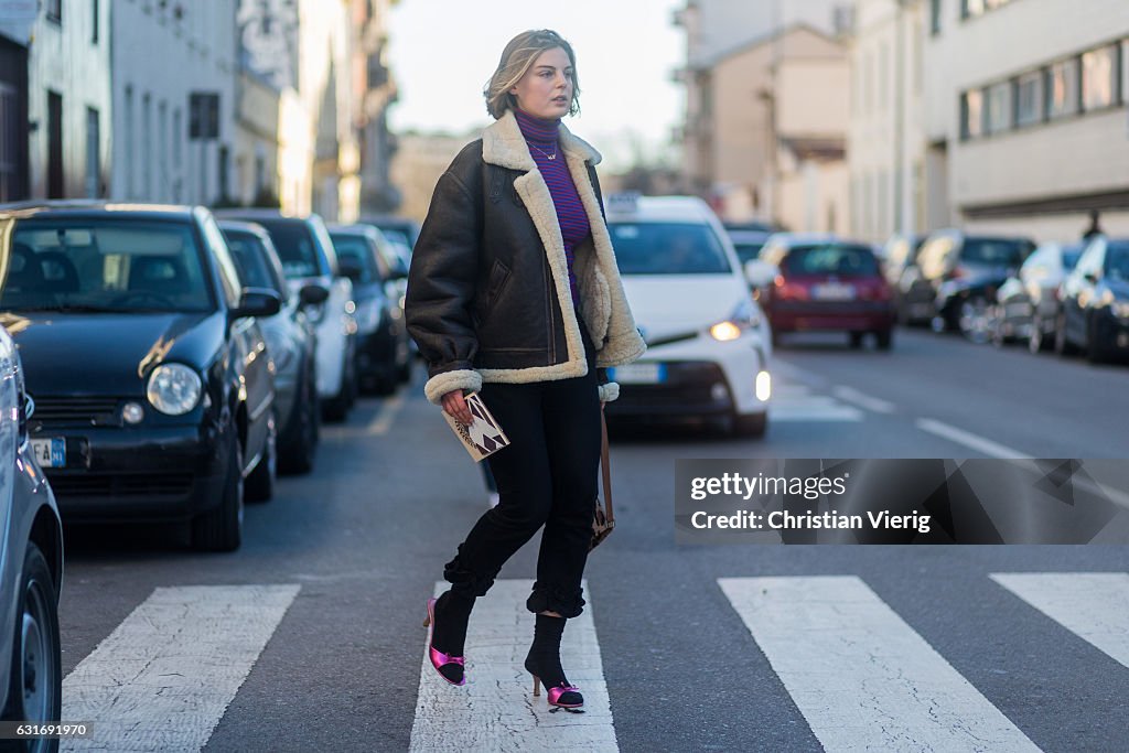 Street Style: January 14 - Milan Men's Fashion Week Fall/Winter 2017/18