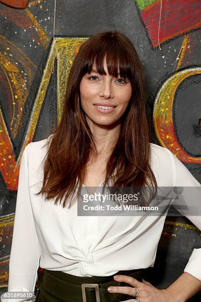 Actress Jessica Biel attends the second season premiere of Amazon Original Series "Just Add Magic" at Au Fudge on January 14, 2017 in West Hollywood,...