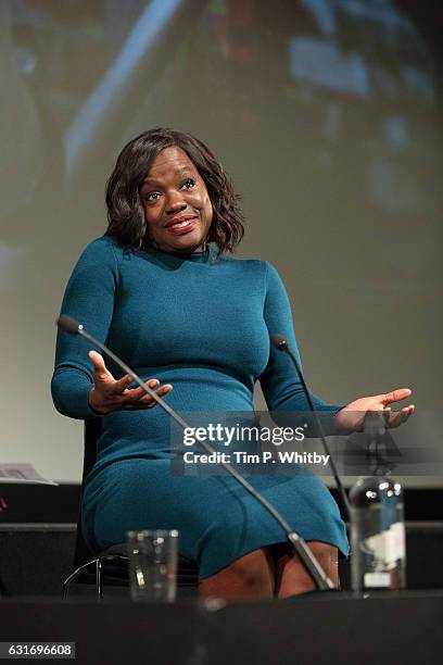 Viola Davis attends a q&a at a preview screening of "Fences" of at BFI Southbank on January 14, 2017 in London, England.