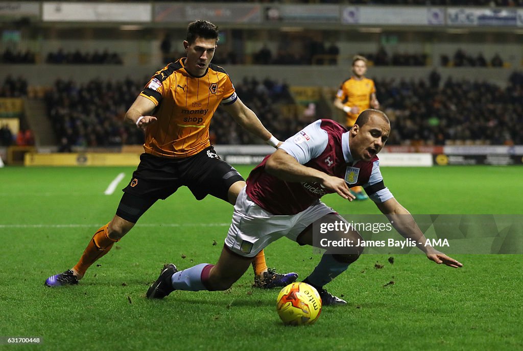 Wolverhampton Wanderers v Aston Villa - Sky Bet Championship
