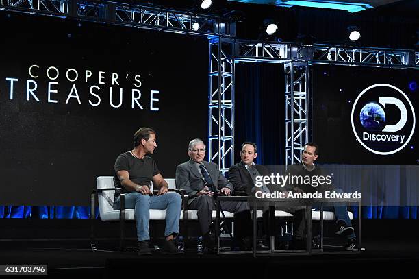 Darrell Miklos, McDonnell Douglas Engineer Jerry Roberts, AMPLE Executive Producer Ari Mark, Amblin Television Executive Producer Darryl Frank speak...