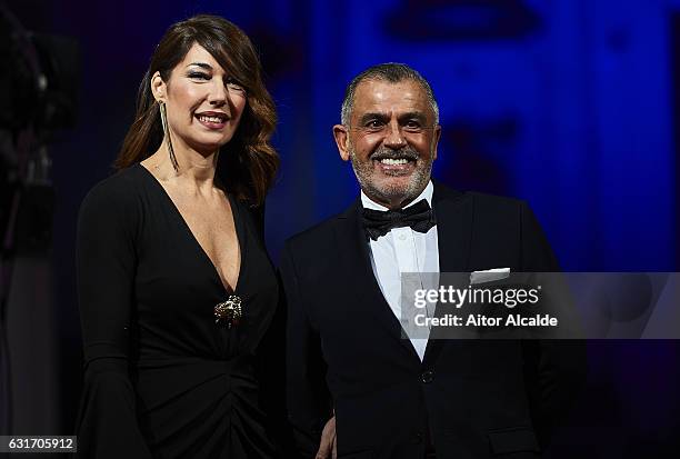 Spanish actress Raquel Revuelta attends the Jose Maria Forque Awards 2016 at Teatro de la Maestranza on January 14, 2017 in Seville, Spain.