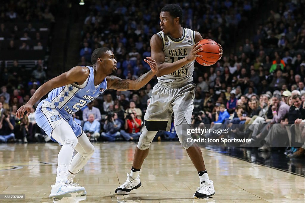 NCAA BASKETBALL: JAN 11 North Carolina at Wake Forest