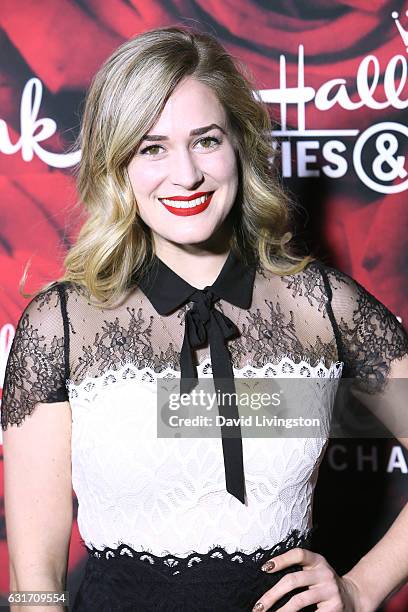 Actress Brittany Bristow attends Hallmark Channel and Hallmark Movies and Mysteries Winter 2017 TCA Press Tour at The Tournament House on January 14,...