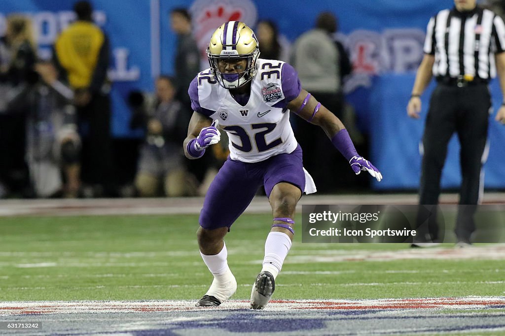 NCAA FOOTBALL: DEC 31 CFP Semifinal - Peach Bowl - Washington v Alabama