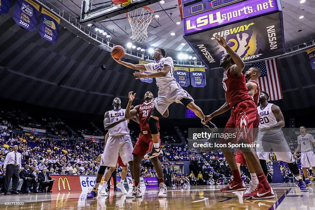 NCAA BASKETBALL: JAN 14 Alabama at LSU