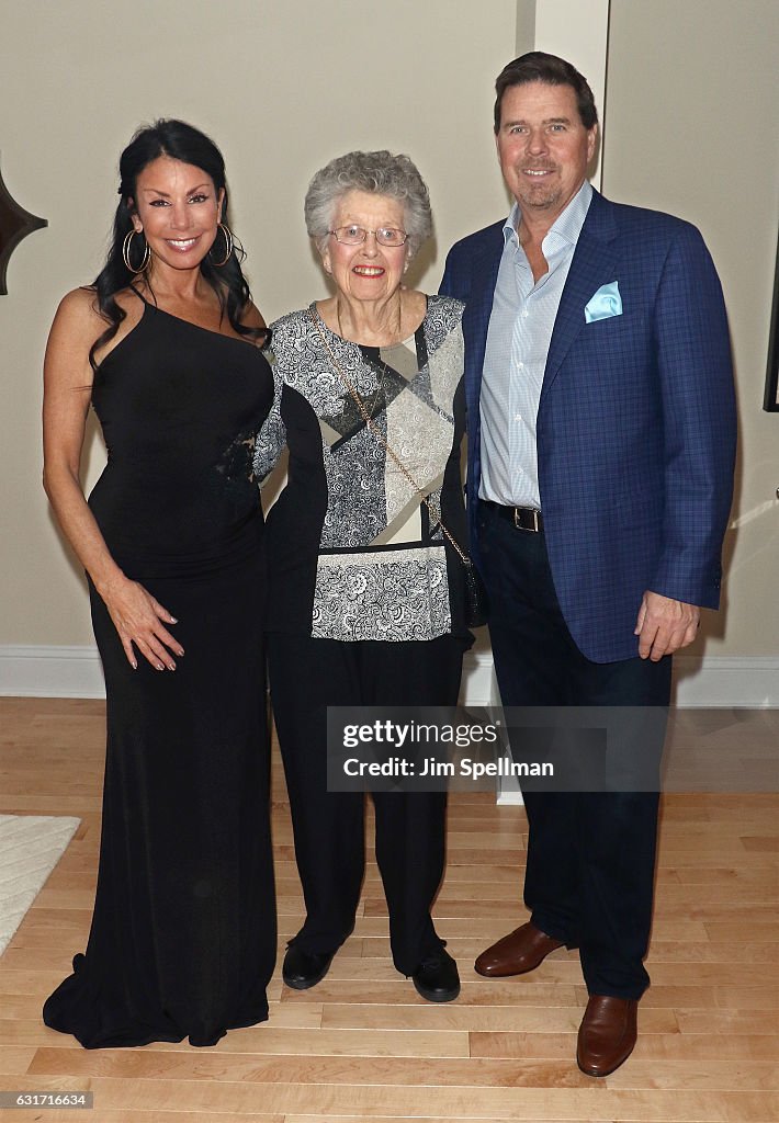 TV Personality Danielle Staub, Marty Caffrey And His Mother Attend