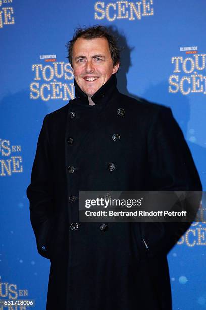 Director of the movie, Garth Jennings attends the "Tous en Scene" Paris Premiere at Le Grand Rex on January 14, 2017 in Paris, France.