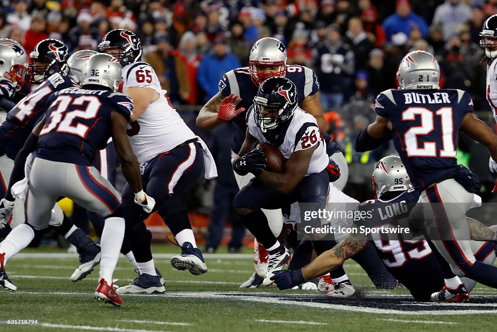 NFL: JAN 14 AFC Divisional Playoff - Texans at Patriots