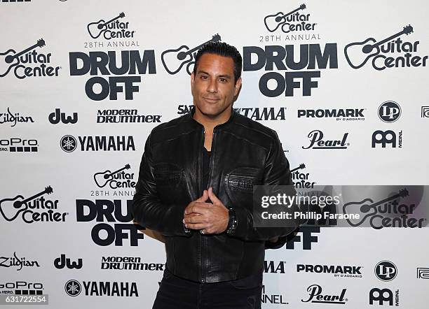 Musician Rich Redmond attends Guitar Center's 28th Annual Drum-Off Finals Event at The Novo by Microsoft on January 14, 2017 in Los Angeles,...