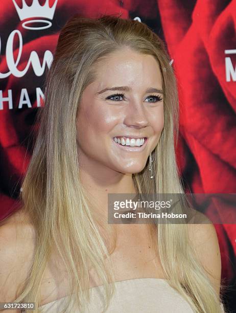 Cassidy Gifford attends Hallmark Channel Movies and Mysteries Winter 2017 TCA Press Tour at The Tournament House on January 14, 2017 in Pasadena,...