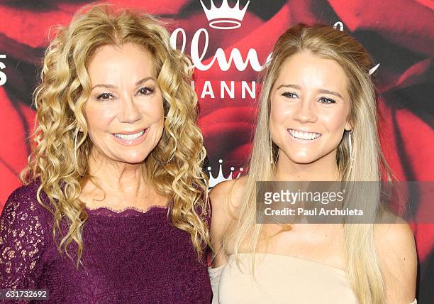 Personality Kathie Lee Gifford and her Daughter Actress Cassidy Gifford attend the Hallmark Channel and Hallmark Movies and Mysteries Winter 2017 TCA...