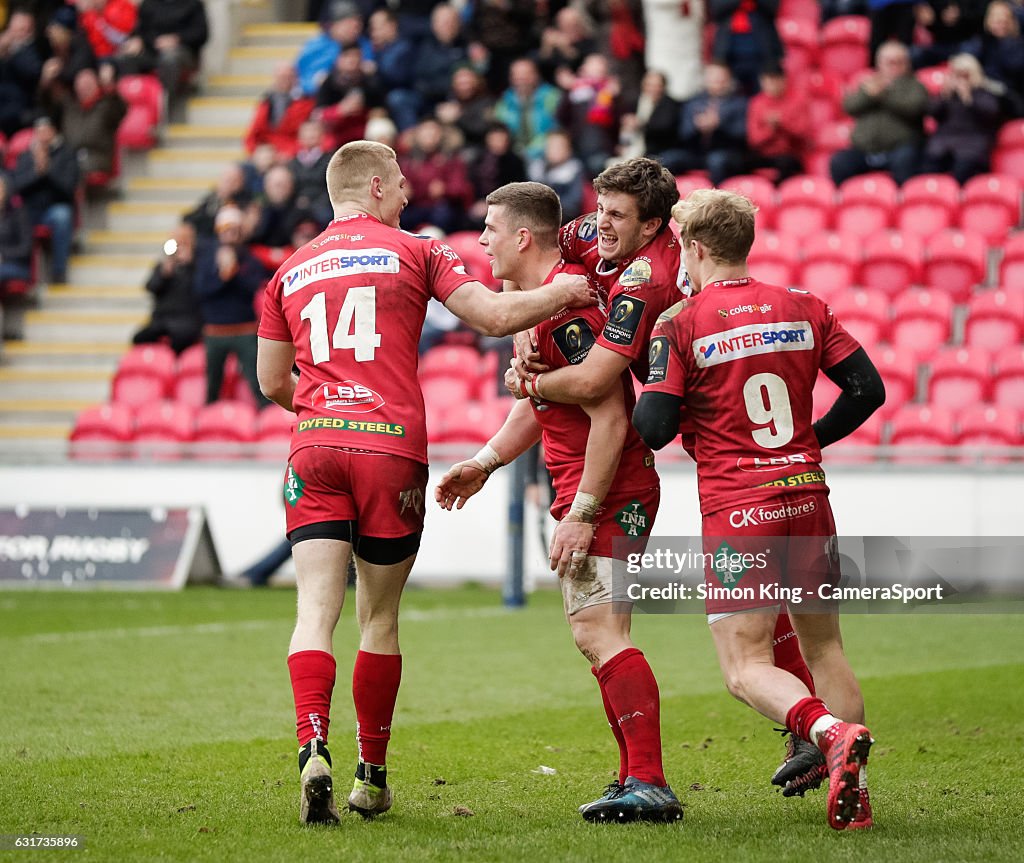Scarlets v Saracens - European Rugby Champions Cup