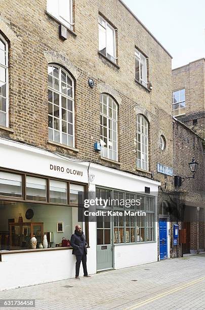 Fashion designer Duro Olowu is photographed on February 9, 2015 in London, England.