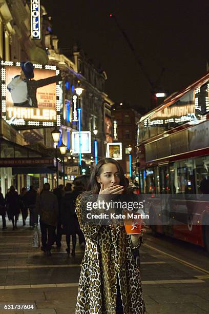 Singer song-writer Paloma Ayana Stoecker aka Delilah is photographed on November 13, 2014 in London, England.