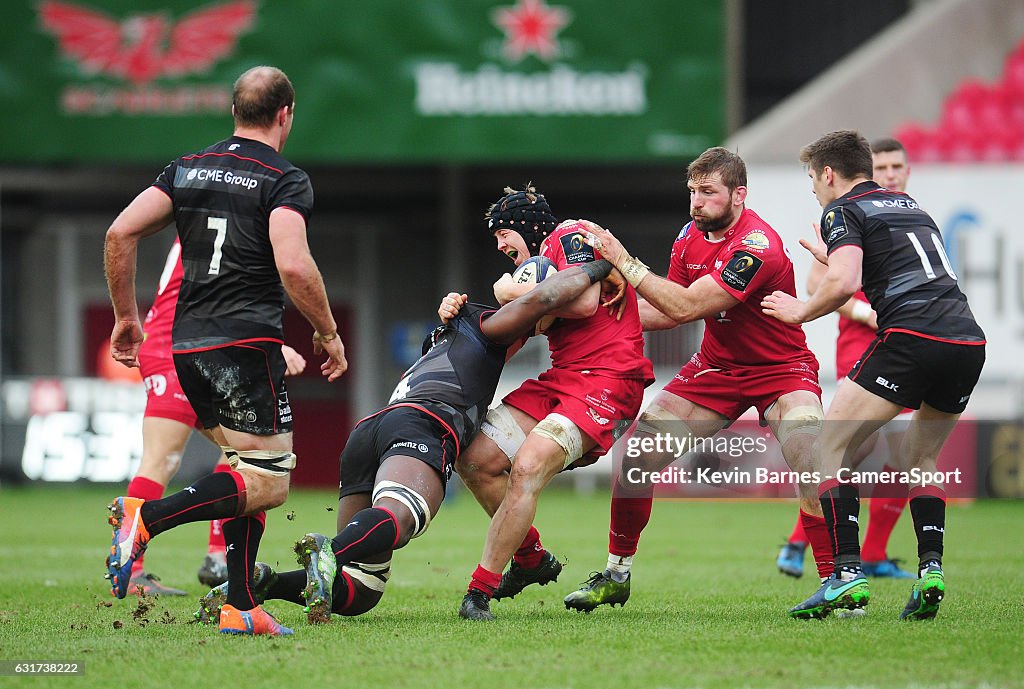 Scarlets v Saracens - European Rugby Champions Cup