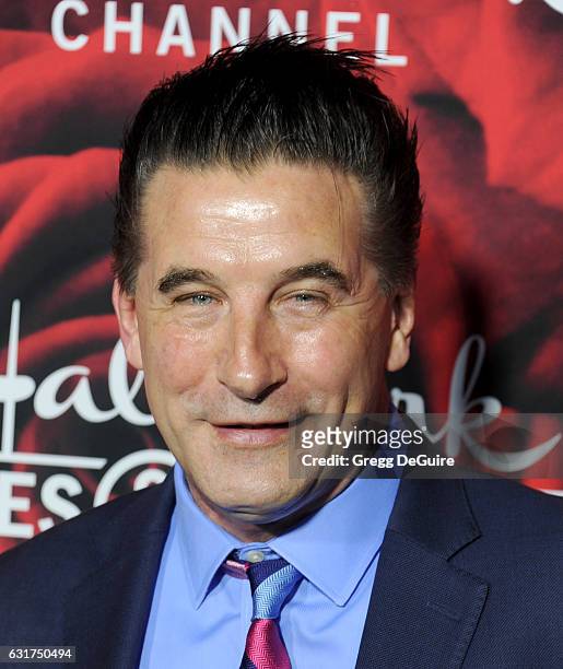 Actor Billy Baldwin arrives at Hallmark Channel And Hallmark Movies And Mysteries Winter 2017 TCA Press Tour at The Tournament House on January 14,...