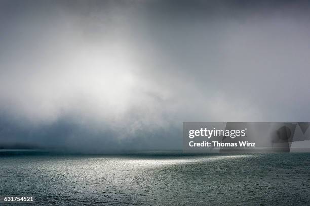 light and shadows - nevoeiro imagens e fotografias de stock