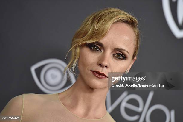 Actress Christina Ricci arrives at the 18th Annual Post-Golden Globes Party hosted by Warner Bros. Pictures and InStyle at The Beverly Hilton Hotel...