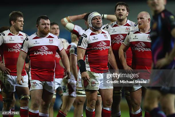 Rory Best of Ulster looks on during the European Rugby Champions Cup Pool 5 match between Exeter Chiefs and Ulster at Sandy Park on January 15, 2017...