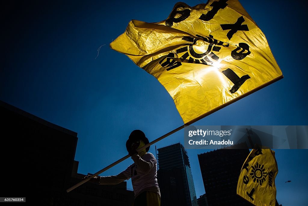 Protest against gasoline hike in Mexico