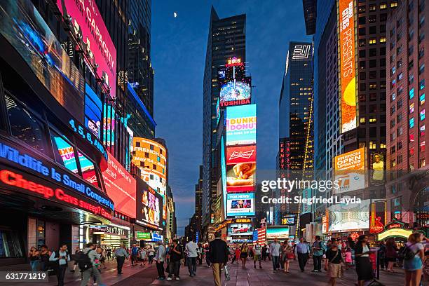 times square - times square manhattan new york stockfoto's en -beelden