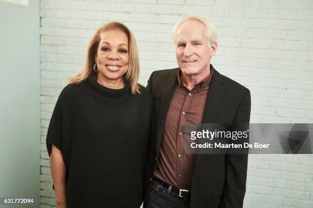 Co-director/co-producer Rita Coburn Whack and co-director/co-producer Bob Hercules from PBS's 'Maya Angelou: And Still I Rise' pose in the Getty...
