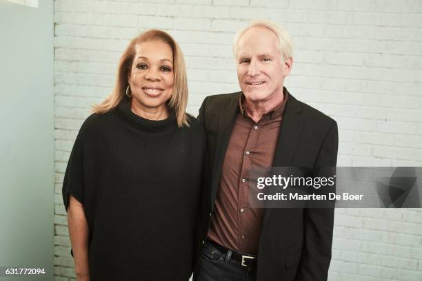 Co-director/co-producer Rita Coburn Whack and co-director/co-producer Bob Hercules from PBS's 'Maya Angelou: And Still I Rise' pose in the Getty...