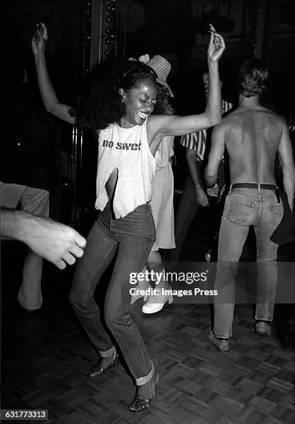 Diana Ross at Studio 54 circa 1979 in New York City.