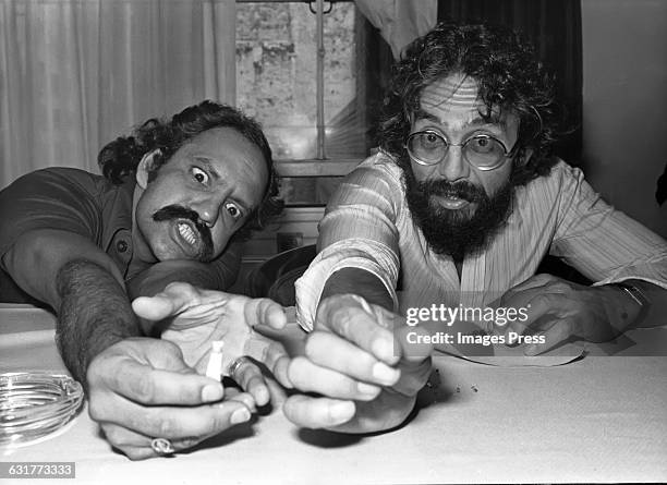 Cheech & Chong circa 1978 in New York City.