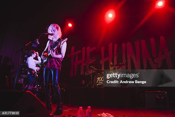 Ryan Potter of The Hunna performs at The O2 Ritz Manchester on January 15, 2017 in Manchester, England.