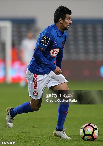 Belenenses's forward Miguel Rosa from Portugal in action during the Primeira Liga match between CF Os Belenenses and Rio Ave FC at Estadio do Restelo...