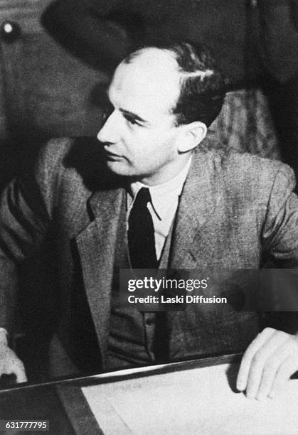 Raoul Wallenberg - Swedish architect, businessman and diplomat, who saved thousands of Jews from the Holocaust in German-occupied Hungary. Pictured:...