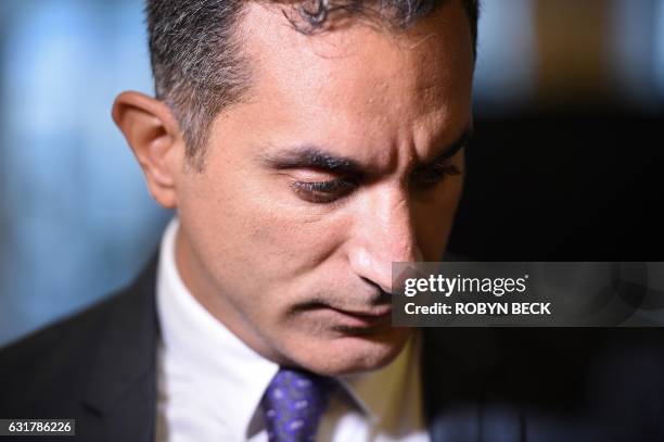 Egyptian political satirist Bassem Youssef attends an event organized by the Los Angeles-based Muslims For Progressive Values where he received the...