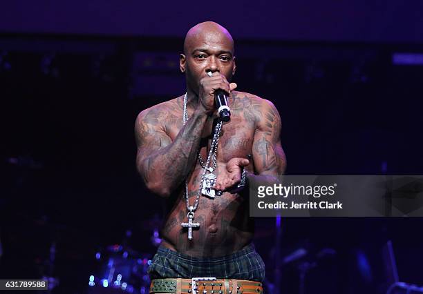 Treach of Naughty By Nature performs during T-Boz Unplugged - A Benefit Concert Sickle Cell Disease at Avalon on January 15, 2017 in Hollywood,...