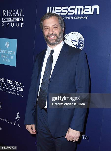 Judd Apatow attends the Closing Night Screening of "The Comedian" at the 28th Annual Palm Springs International Film Festival on January 15, 2017 in...